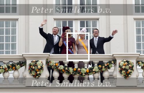 Den Haag 17 september 2019
Prinsjesdag 2019. Koning Willem Alexander Koningin Maxima Prins Constantijn en Prinses Laurentien arriveren met koets op binnenhof en bij paleis Noordeinde.