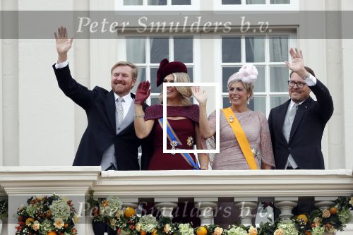 Den Haag 17 september 2019
Prinsjesdag 2019. Koning Willem Alexander Koningin Maxima Prins Constantijn en Prinses Laurentien arriveren met koets op binnenhof en bij paleis Noordeinde.