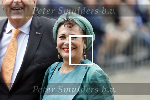 Den Haag 17 september 2019
Prinsjesdag 2019 op het binnenhof.
Henk Krol samen met LÃ©onie Sazias