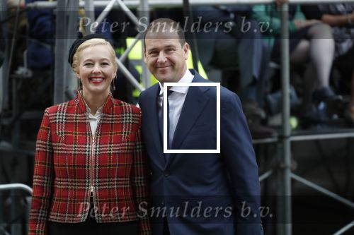 Den Haag 17 september 2019
Prinsjesdag 2019 op het binnenhof.
 Lodewijk Asscher en zijn vrouw