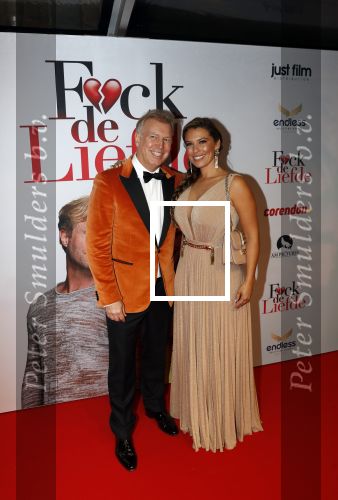 Amsterdam 30 september 2019
Premiere Fuck de liefde in Tuschinski.
Marcel Boekhoorn met zijn vriendin Rebecca Cabau v Kasbergen