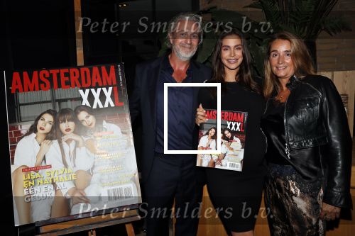 Amsterdam 24 september 2019
Presentatie AMSTERDAM XXXL in the harbour Club zuid. Mark teurlings met Gimena en covermodel â€¦