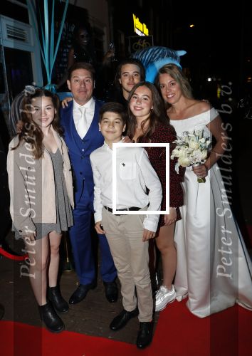 Amsterdam 21 september 2019
Trouwfeest Martijn en Deborah Krabbe bij Akhnaton . Martijn kwam met zijn kinderen Michelle Bickel Achilles en Jasmijn