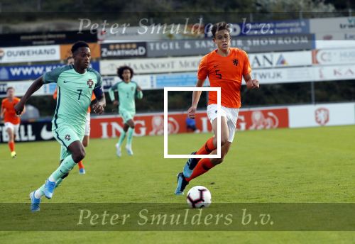 Katwijk 11 september 2019
Maxim Gullit maakt zijn dubuut in nederlands elftal.
Nederland Portugal O19 .