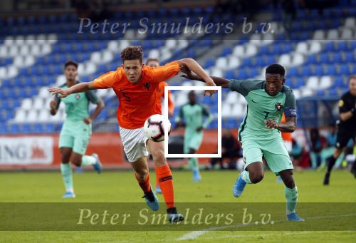 Katwijk 11 september 2019
Maxim Gullit maakt zijn dubuut in nederlands elftal.
Nederland Portugal O19 .