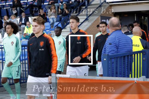 Katwijk 11 september 2019
Maxim Gullit maakt zijn dubuut in nederlands elftal.
Nederland Portugal O19 .