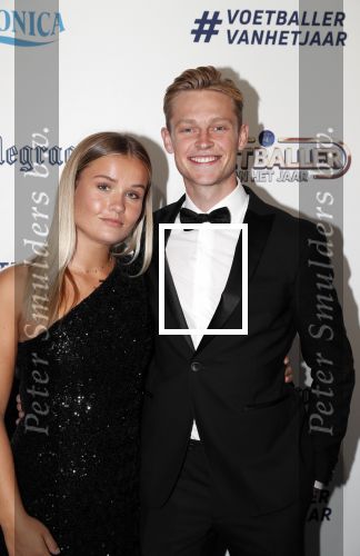 Hilversum 2 september 2019
Voetballer van het jaar verkiezing in studio 21. Mikky Kiemeney kwam met vriend Frenkie de Jong en zijn broer