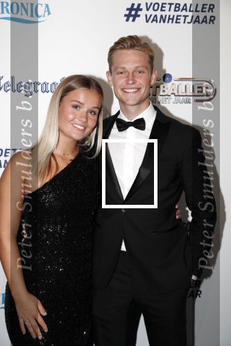Hilversum 2 september 2019
Voetballer van het jaar verkiezing in studio 21. Mikky Kiemeney kwam met vriend Frenkie de Jong en zijn broer