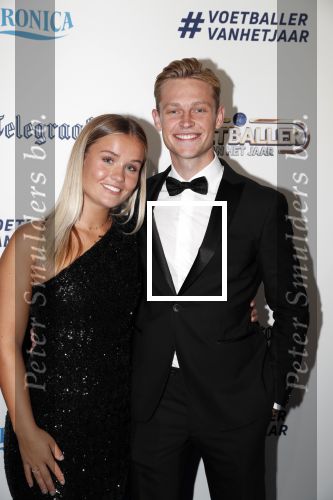 Hilversum 2 september 2019
Voetballer van het jaar verkiezing in studio 21. Mikky Kiemeney kwam met vriend Frenkie de Jong en zijn broer
