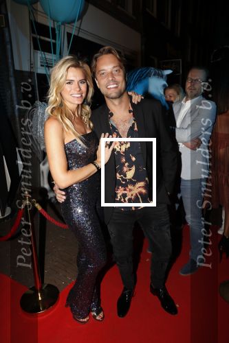 Amsterdam 21 september 2019
Trouwfeest Martijn en Deborah Krabbe bij Akhnaton . Nicolette v Dam met haar man Bas Smit