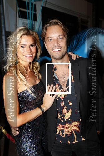 Amsterdam 21 september 2019
Trouwfeest Martijn en Deborah Krabbe bij Akhnaton . Nicolette v Dam met haar man Bas Smit