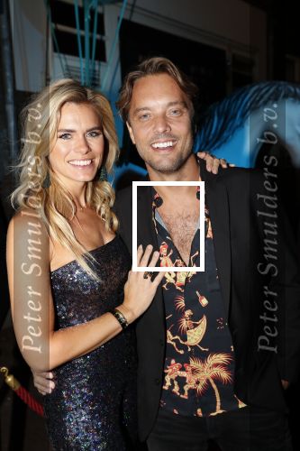 Amsterdam 21 september 2019
Trouwfeest Martijn en Deborah Krabbe bij Akhnaton . Nicolette v Dam met haar man Bas Smit