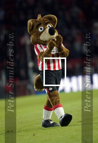 Eindhoven, 14 September 2019 PSV-Vitesse, eindstand 5-0
5 doelpunten Donyell Malen
PSV Mascotte Phoxy
