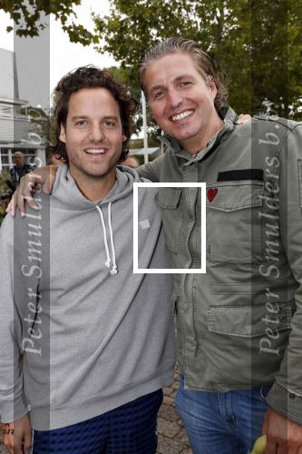 AMSTERDAM 8 september 2019
Amsterdam City Swim voor ALS. Pieter v d Hoogenband kwam mwet zijn vrouw Marie Jose en broer Robert
