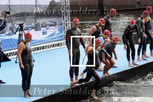 AMSTERDAM 8 september 2019
Amsterdam City Swim voor ALS. Pieter v d Hoogenband kwam mwet zijn vrouw Marie Jose en broer Robert
