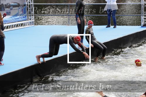 AMSTERDAM 8 september 2019
Amsterdam City Swim voor ALS. Pieter v d Hoogenband kwam mwet zijn vrouw Marie Jose en broer Robert