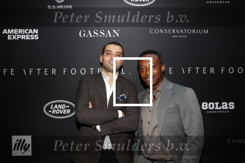 Amsterdam 4 september 2019
LAF Life after football event in het conservatorium hotel. Soufian en Regi Blinker