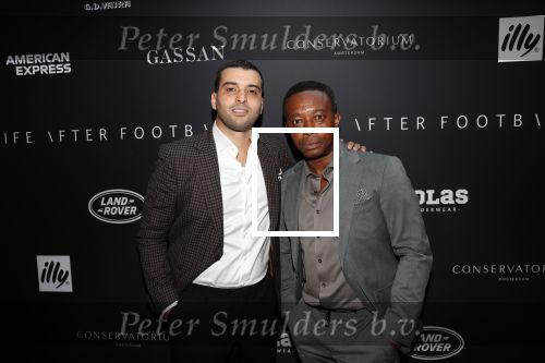 Amsterdam 4 september 2019
LAF Life after football event in het conservatorium hotel. Soufian en Regi Blinker
