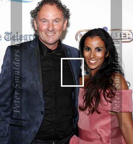 Hilversum 2 september 2019
Voetbalgala bij studio 21 . Reinold Wiedemijers met zijn vrouw