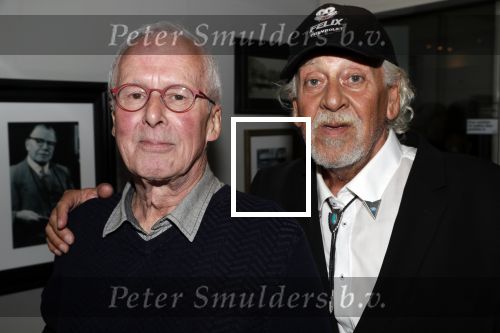 Amsterdam 12 september 2019
Govert de Roos en Rens Benerink hebben in de jaren â€™70 en â€˜80 samen honderden platenhoezen gemaakt. Deze hangen nu in hotel Americain. Rens met een kennis