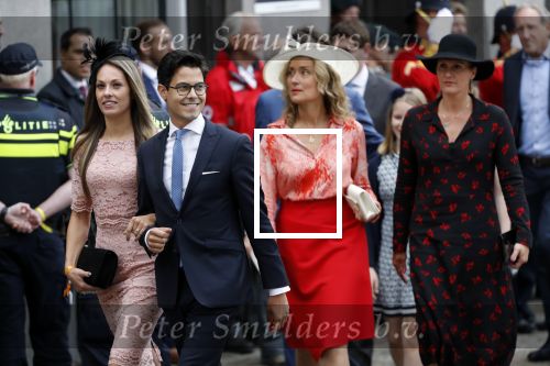 Den Haag 17 september 2019
Prinsjesdag 2019 op het binnenhof.
Rob Jetten van D66 en zijn zus Nicole