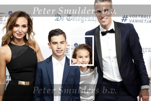 Hilversum 2 september 2019
Voetbalgala bij studio 21 . Robin v Persie kwam met zijn vrouw Bouchra kinderen en zijn manager Kees Vos en zijn vrouw