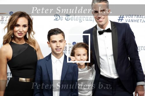 Hilversum 2 september 2019
Voetbalgala bij studio 21 . Robin v Persie kwam met zijn vrouw Bouchra kinderen en zijn manager Kees Vos en zijn vrouw