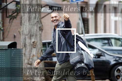 Amsterdam 7 september 2019
Ruud Gullit met zijn golftas op de cornelis schuytstraat