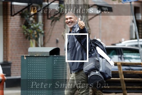 Amsterdam 7 september 2019
Ruud Gullit met zijn golftas op de cornelis schuytstraat