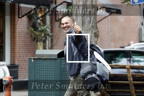 Amsterdam 7 september 2019
Ruud Gullit met zijn golftas op de cornelis schuytstraat
