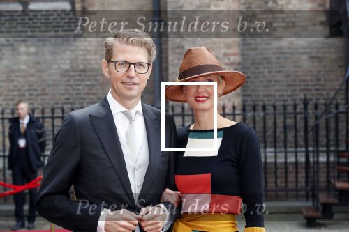 Den Haag 17 september 2019
Prinsjesdag 2019 op het binnenhof.
Minister van Rechtsbescherming Sander Dekker met zijn vrouw
