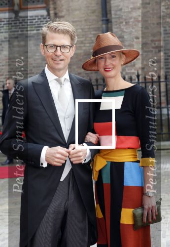 Den Haag 17 september 2019
Prinsjesdag 2019 op het binnenhof.
Minister van Rechtsbescherming Sander Dekker met zijn vrouw
