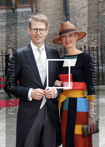 Den Haag 17 september 2019
Prinsjesdag 2019 op het binnenhof.
Minister van Rechtsbescherming Sander Dekker met zijn vrouw