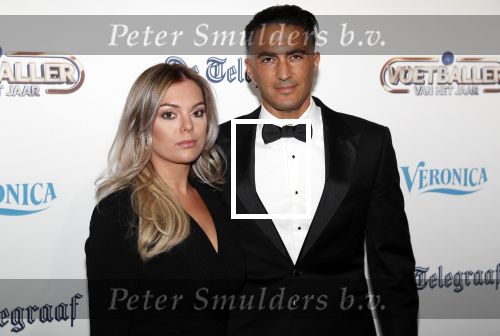 Hilversum 2 september 2019
Voetbalgala bij studio 21 . Serdar Gozubuyuk met vrouw