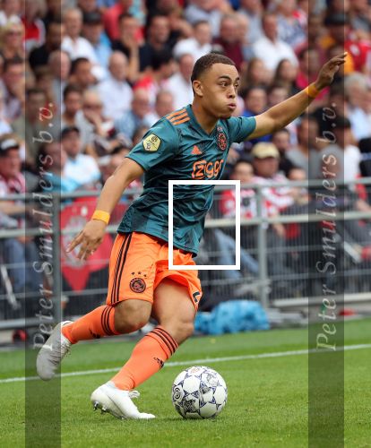 Eindhoven,22 September 2019 Kompetitiewedstrijd PSV-AJAX, eindstand 1-1
Sergino Dest