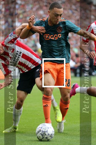 Eindhoven,22 September 2019 Kompetitiewedstrijd PSV-AJAX, eindstand 1-1
Sergino Dest