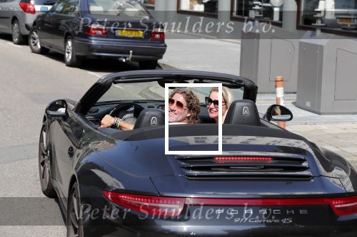 Amsterdam 26 augustus 2019
Sonja Bakker en haar vriend Barry v Suijdam in een porsche 911 cabrio in Amsterdam zuid