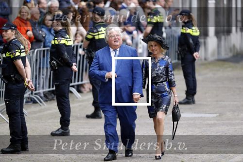 Den Haag 17 september 2019
Prinsjesdag 2019 op het binnenhof.
Ton Elias arriveert samen met zijn partner