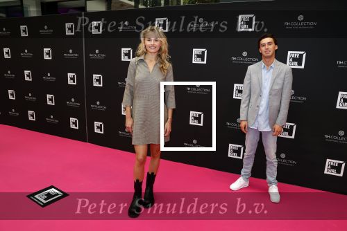 Amsterdam 5 oktober 2020
Bijeenkomst influencers inzake free a girl in hotel Krasnapolsky. Annekee Molenaar en Nino Wilkes