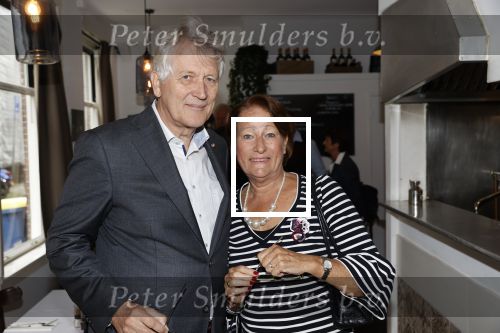 Amsterdam 27 september 2020
Expositie Davide Heijmans . De expositie heet 24/24 San remo en  hangt bij restaurant La Trattoria Di Donna Sofia in de Jordaan. Dirk Scheringa met zijn vrouw