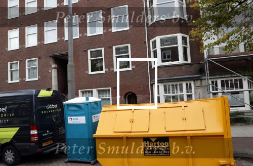 Amsterdam 2 oktober 2020
De huizen / appartementen naast Eva Jinek worden verbouwd.