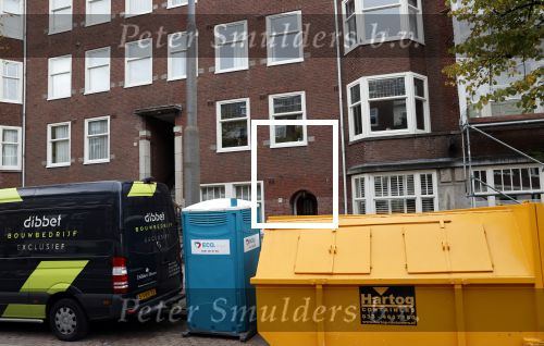 Amsterdam 2 oktober 2020
De huizen / appartementen naast Eva Jinek worden verbouwd.