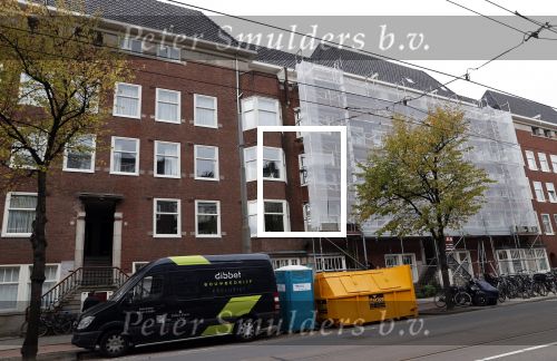 Amsterdam 2 oktober 2020
De huizen / appartementen naast Eva Jinek worden verbouwd.