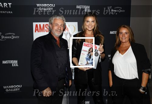 Amsterdam 29 september 2020
Presetatie Amsterdam XXXL magazine met Kim Feenstra op de cover. Kim Feenstra  Mark Teurlings en Jimena Rico