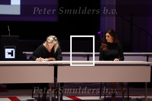 Amsterdam 5 oktober 2020
Bijeenkomst influencers inzake free a girl in hotel Krasnapolsky. Loes haverkort en Yolanthe Cabau
