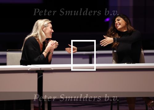 Amsterdam 5 oktober 2020
Bijeenkomst influencers inzake free a girl in hotel Krasnapolsky. Loes haverkort en Yolanthe Cabau