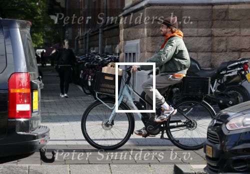 Amsterdam 29 september 2020
Mari v d Ven op zijn fiets in Amsterdam zuid