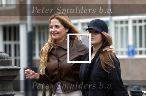 Amsterdam 27 september 2020
Mariska Hulscher met dochter in Amsterdam