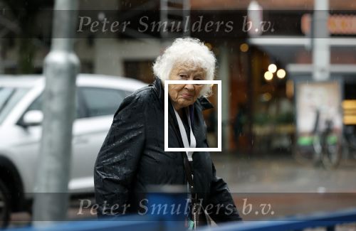 Amsterdam 10 oktober 2020
Marjan Berk doet in de regen boodschappen in Amsterdam zuid