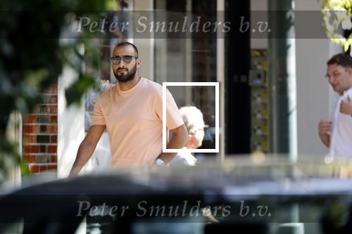 Amsterdam 22 september 2020
Naci Unuvar en zijn manager Mo Salem op de cornelis schuytstraat